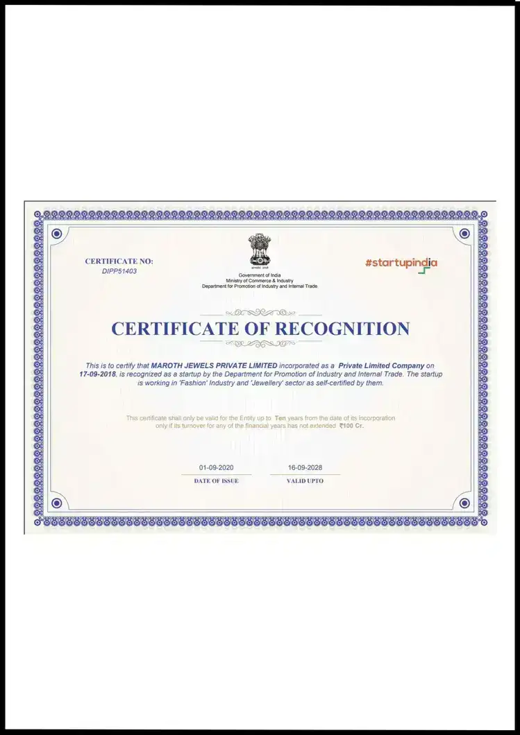 Company certificate
