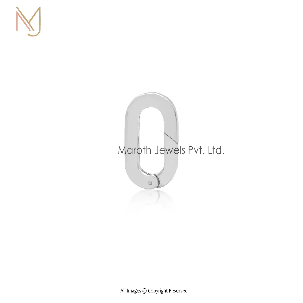 14K Solid Gold Push Lock Pendant Manufacturer